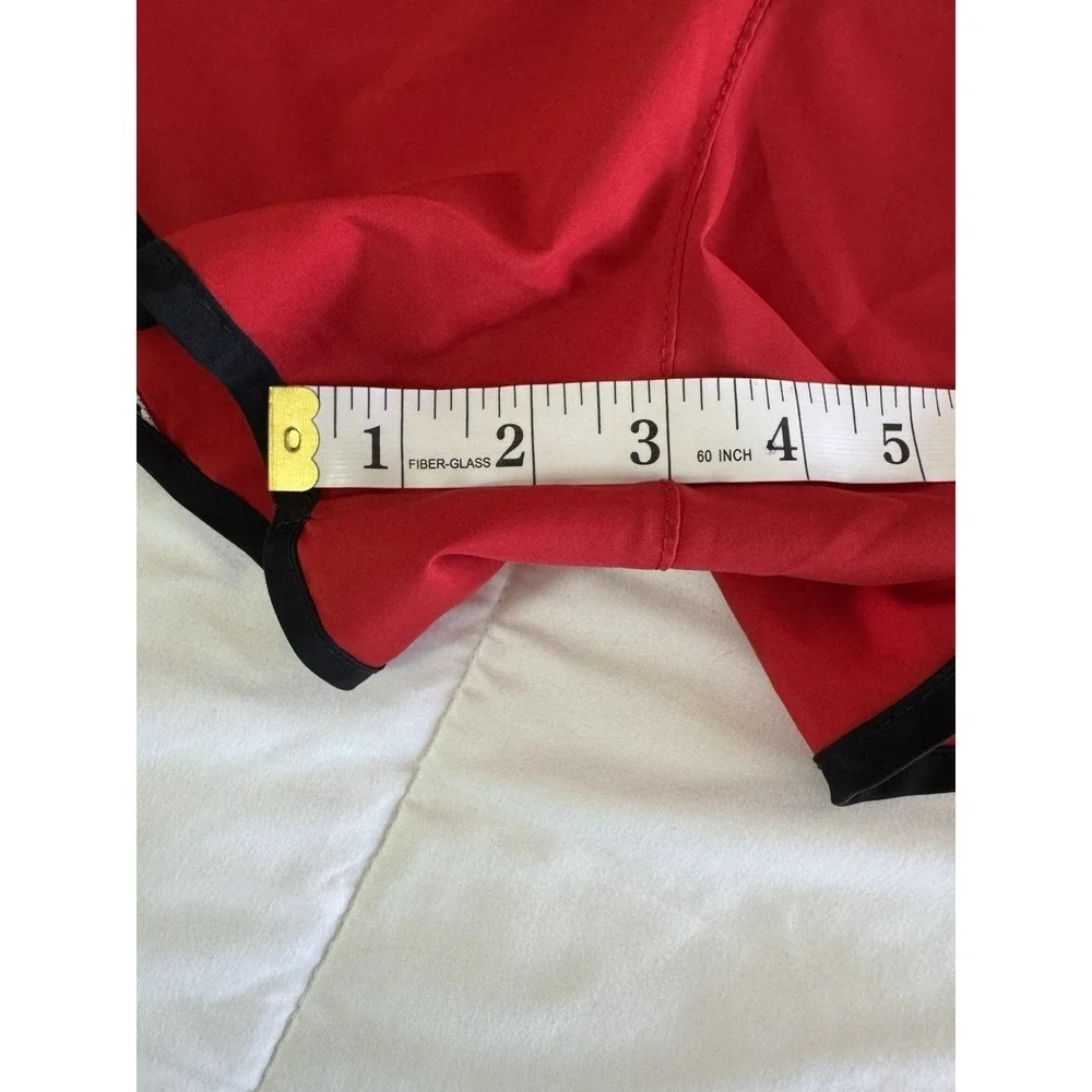 Nike Dri-Fit Women's Running Shorts Size Medium Lined Red, Small Flaw, 3